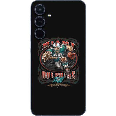 Liquid Blue NFL Miami Dolphins Running Back Galaxy A35 5G Skin